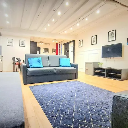 Appartamento 100 - Luxury 2 Bedroom - Beaubourg Marais
